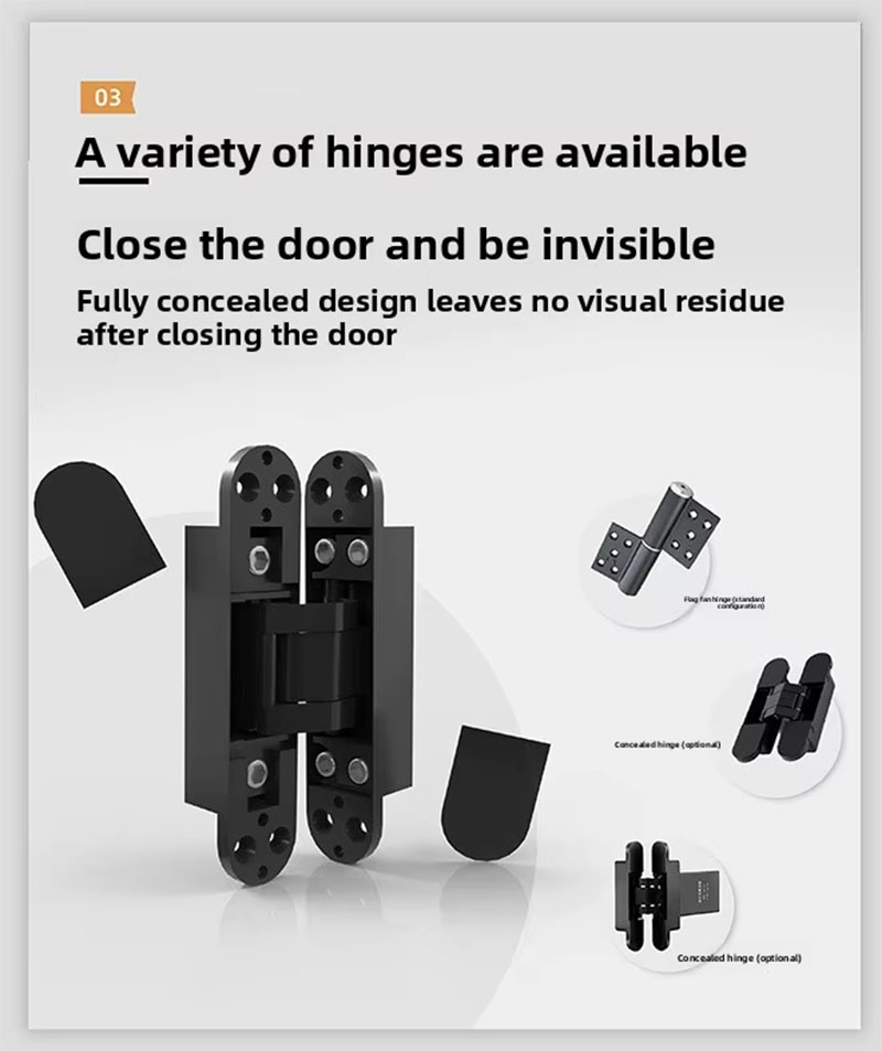 Minimalism Aluminum frame interior Door